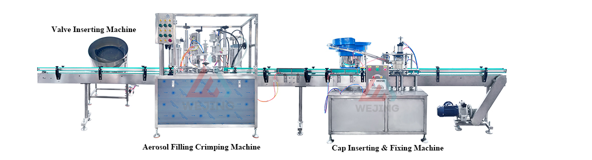 QGJ70 aerosol filling machine automatic-4in1-aerosol-filling-machine
