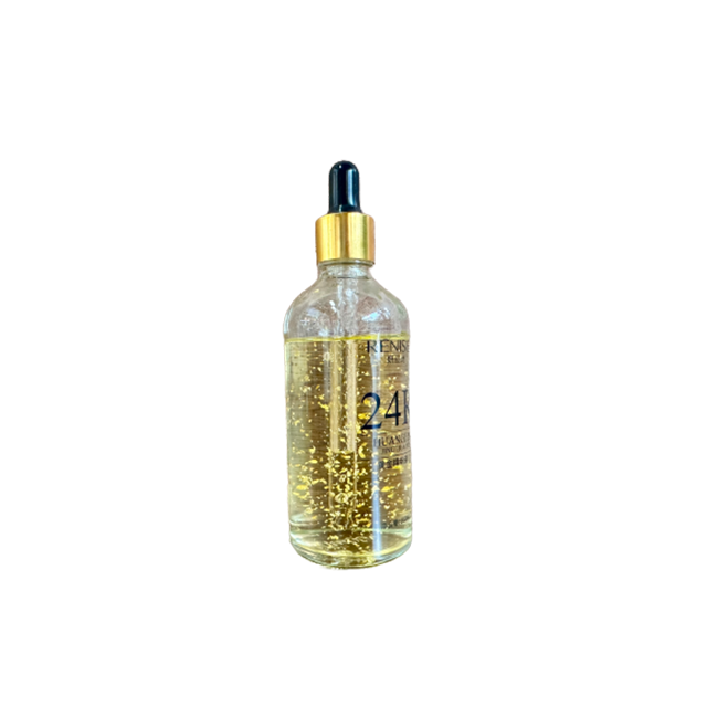 round bottle with labeling stickers 