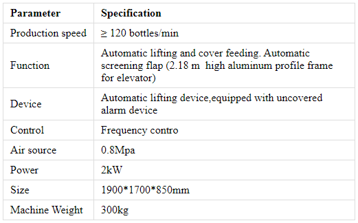 Capping machine for aerosol filling machine
