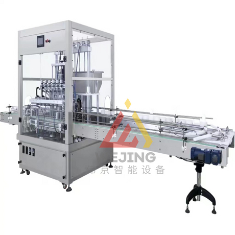 Automatic Multiple 4 6 8 10 Filling Heads Nozzles Linear Straight Line Piston Shampoo Liquid Soap Cosmetic Filling Machine