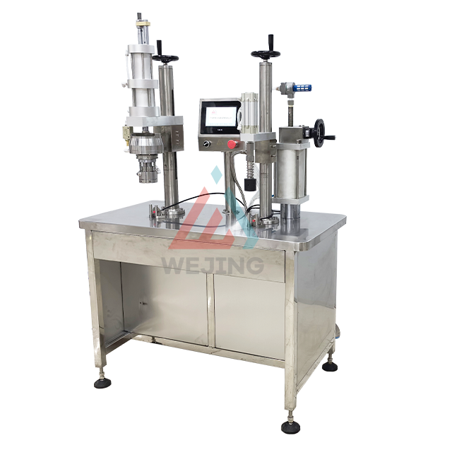 Semi Automatic Bag On Valve Aerosol Spray Filling Machine for Sale 
