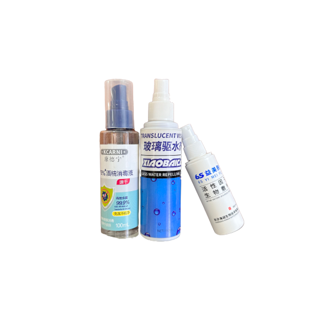 Labeling sticker suitable for round bottles
