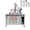 Three in One Semi Automatic Aerosol Filling Machine for Gas Spray Aerosols 