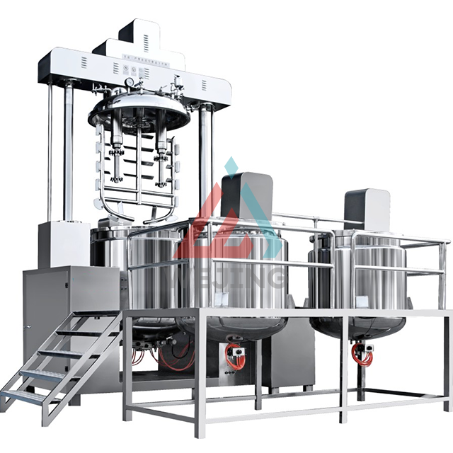 Stainless Steel 304 And 316 Vacuum Mixer with Homogenizer Tank 