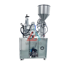 High Speed Semi Automatic Laser Tube Filling And Sealing Machine for Cosmetic Industry