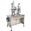 PLC Control Semi Automatic Bag on Valve Filling Machine 