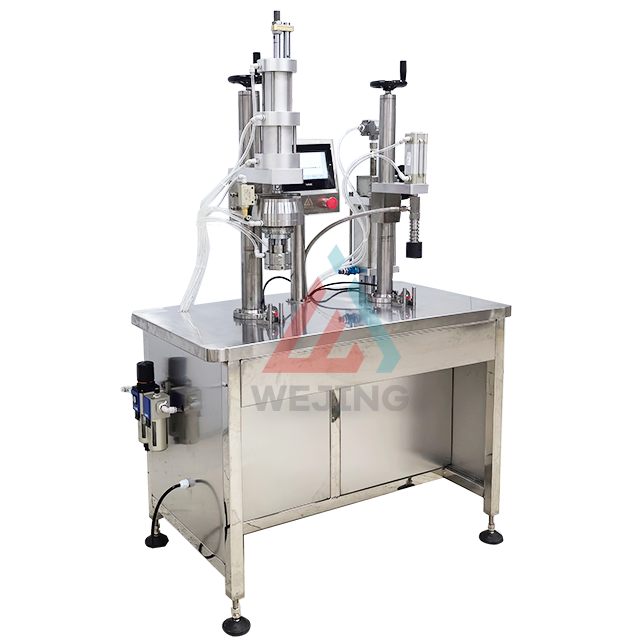PLC Semi-Automatic Bag-on-Valve Filling Machine with Control Function
