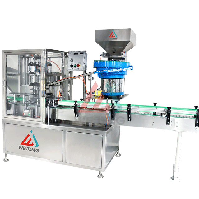 High Speed Auto Safety Cover Fixed Machine for Aerosol Filling Line