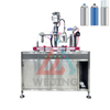 Factory Price Semi Automatic Three in One Aerosol Spray Filling Machine for Gas Spray Paint Aerosols
