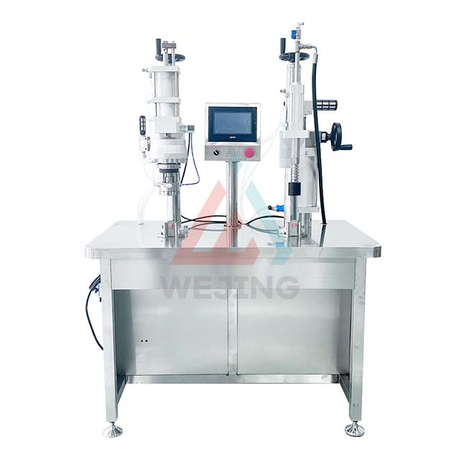 Semi Automatic BOV Bag On Valve Filling Machine for Aerosol Spray Proucts Chinese Manuftuer Direct Sale 