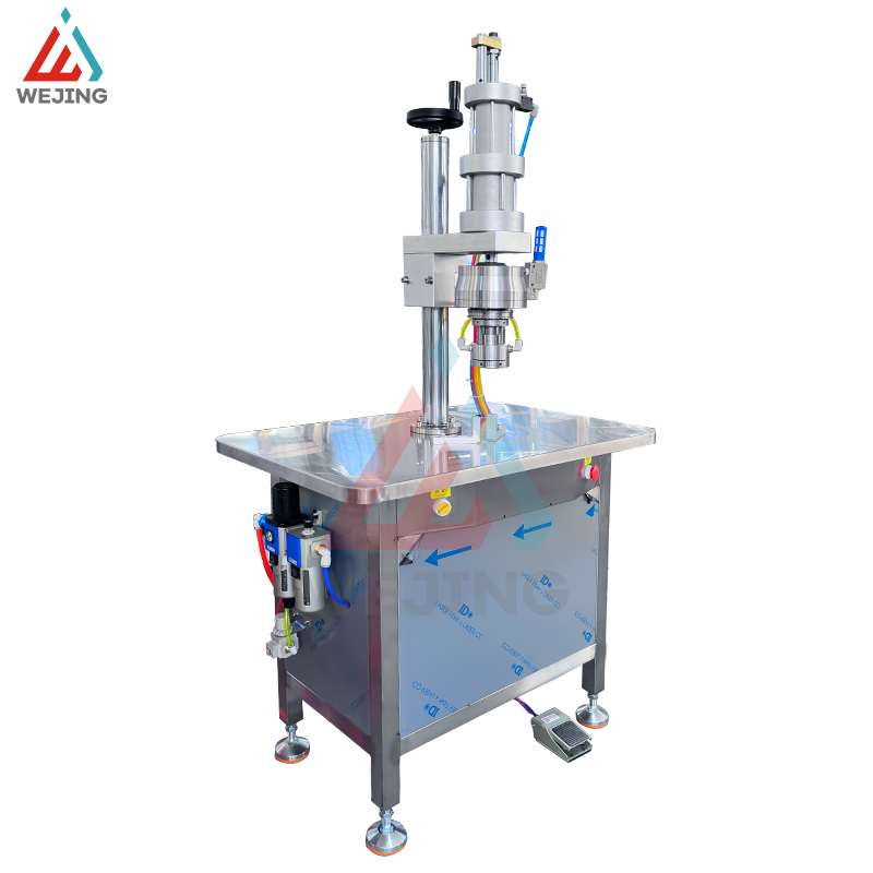 Pneumatic Control Semi Automatic BOV Aerosol Gas Filling & Sealing Machine