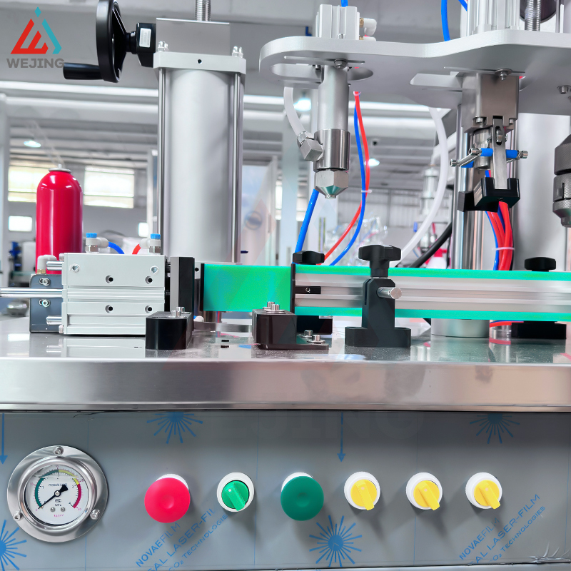 4 in 1 Semi Automatic Aerosol Filling Machine Aerosol Spray Can Filling Machine