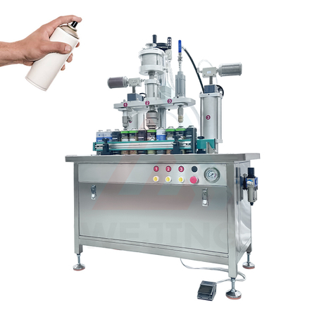 Mauual Aerosol Filling Machine for Spray Aerosol Gas Products 