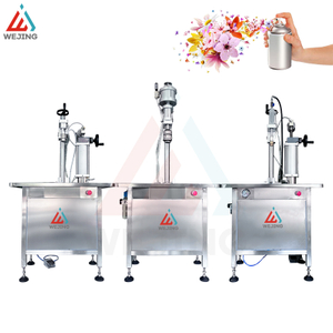 Semi Automatic Aerosol Deodorant Air Freshener Body Spray Filling Machine For Sale