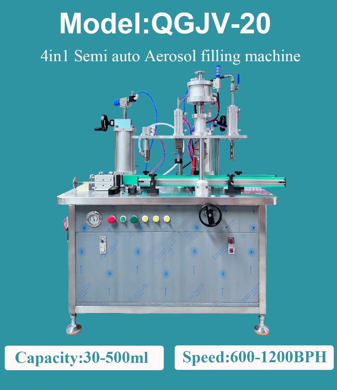 QGJV-20-4in1-Semi-auto-Aerosol-filling-machine
