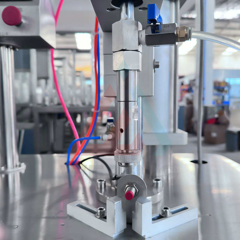 WJERZ-150 Small BOV Aerosol Can Filling Outer-crimping Machine 