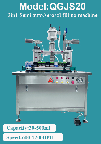 WJ-3IN1 aerosol filling machine