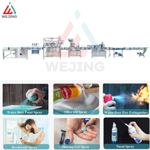 Automatic BOV Bag on Valve Filling Machine for Nasal Spray Olive Oil Spray Deodorant Spray Shaving Gel Spray Water Base Paint Spray Water Base Fire Extinguisher