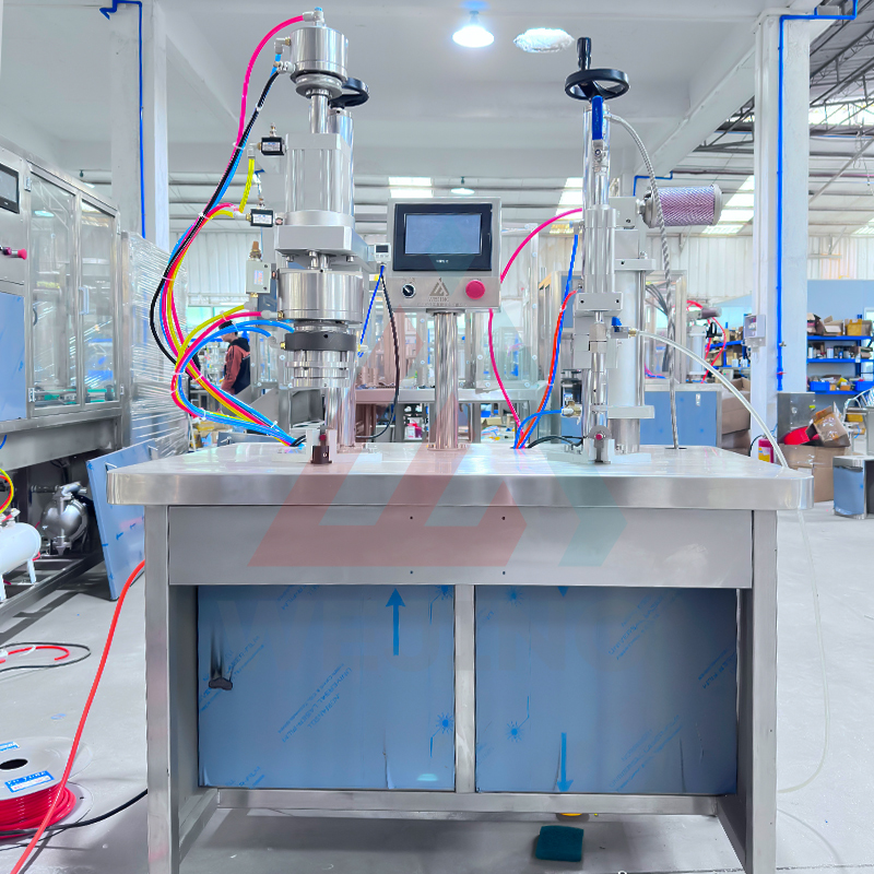 WJERZ-150 Small BOV Aerosol Can Filling Outer-crimping Machine 