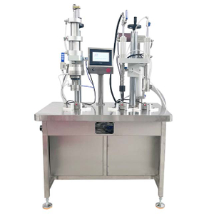 Semi Automatic Bov Aerosol Filling Machine with Cleaning Function 