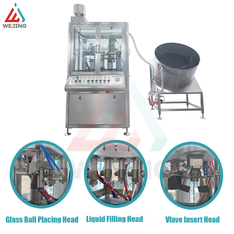 Snow Spray Paint Aerosol Filling Machine 