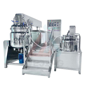 300L Chemical Body Lotion Emulsifier Making Machine Vacuum Homogenizing Emulsifier Mixer 