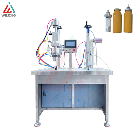 WJERZ-150 Small BOV Aerosol Can Filling Outer-crimping Machine 