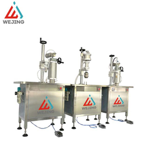 Semi Automatic Aerosol Filling Machine for Aerosol Spray Bottles Chemical Cosmetic Industries 
