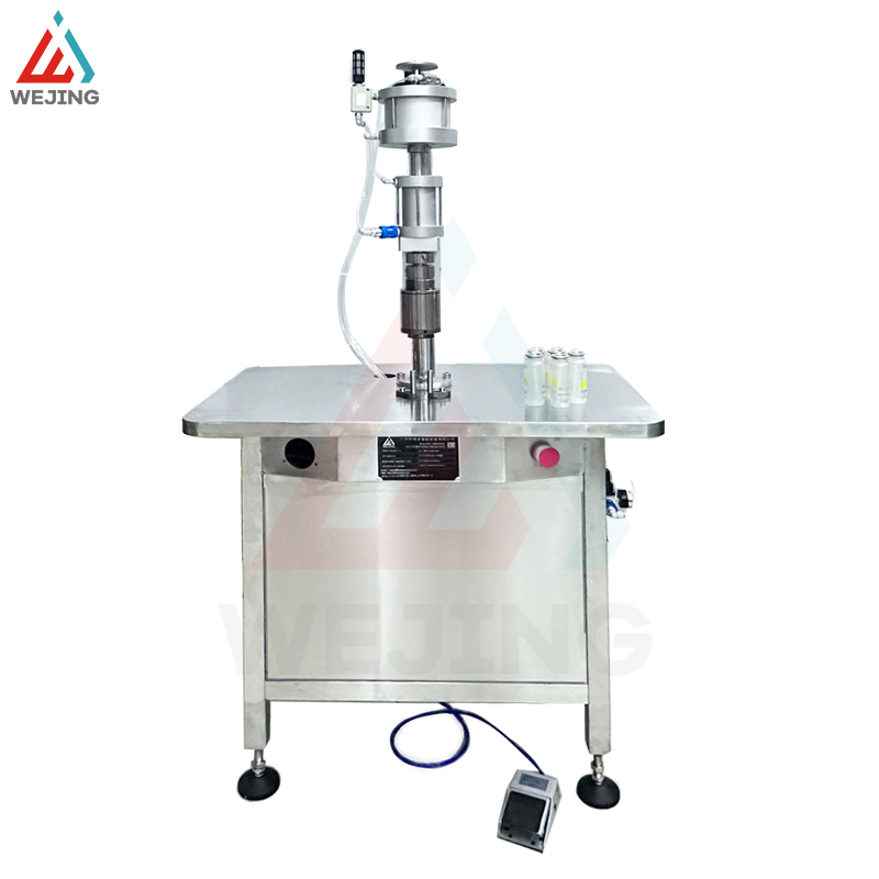 Aerosol Product Semi-Automatic Outer-Crimper