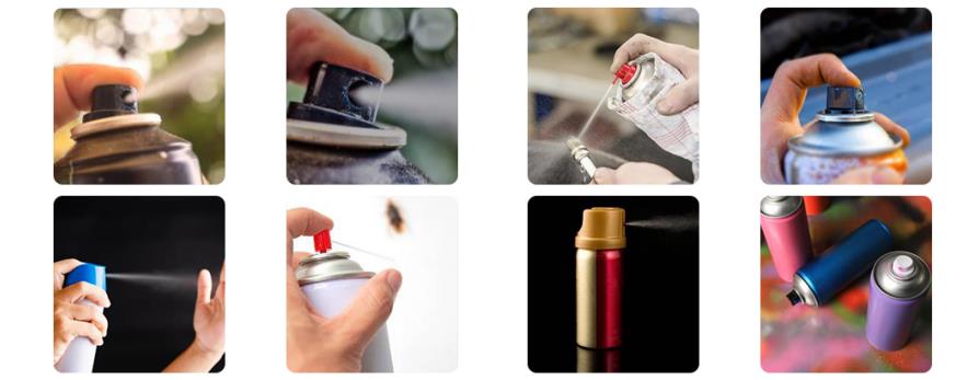 Spray aerosol paint products
