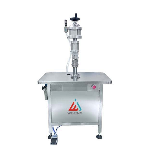 Small Business Semi Automatic Aerosol Can Filling Machine Air Freshener Spray Can Filling Machine