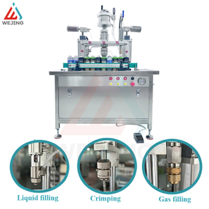 Three in One Semi-automatic Aerosol Filling Machine