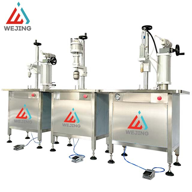 Semi Automatic Aerosol Filling Machine Packaging Machine Sauce Palm Oil Filling Machine