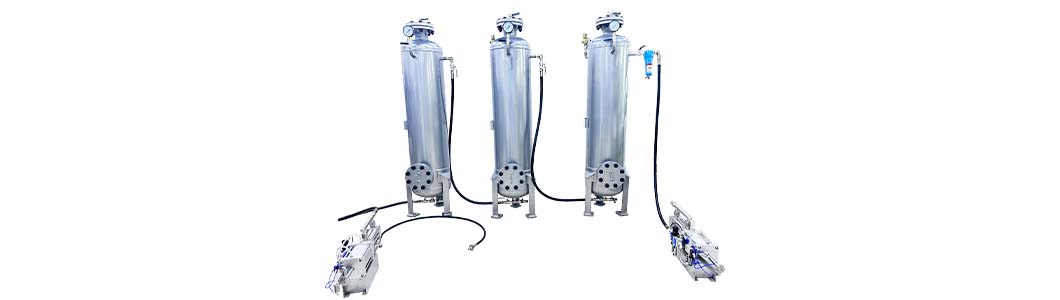 spray filter tower