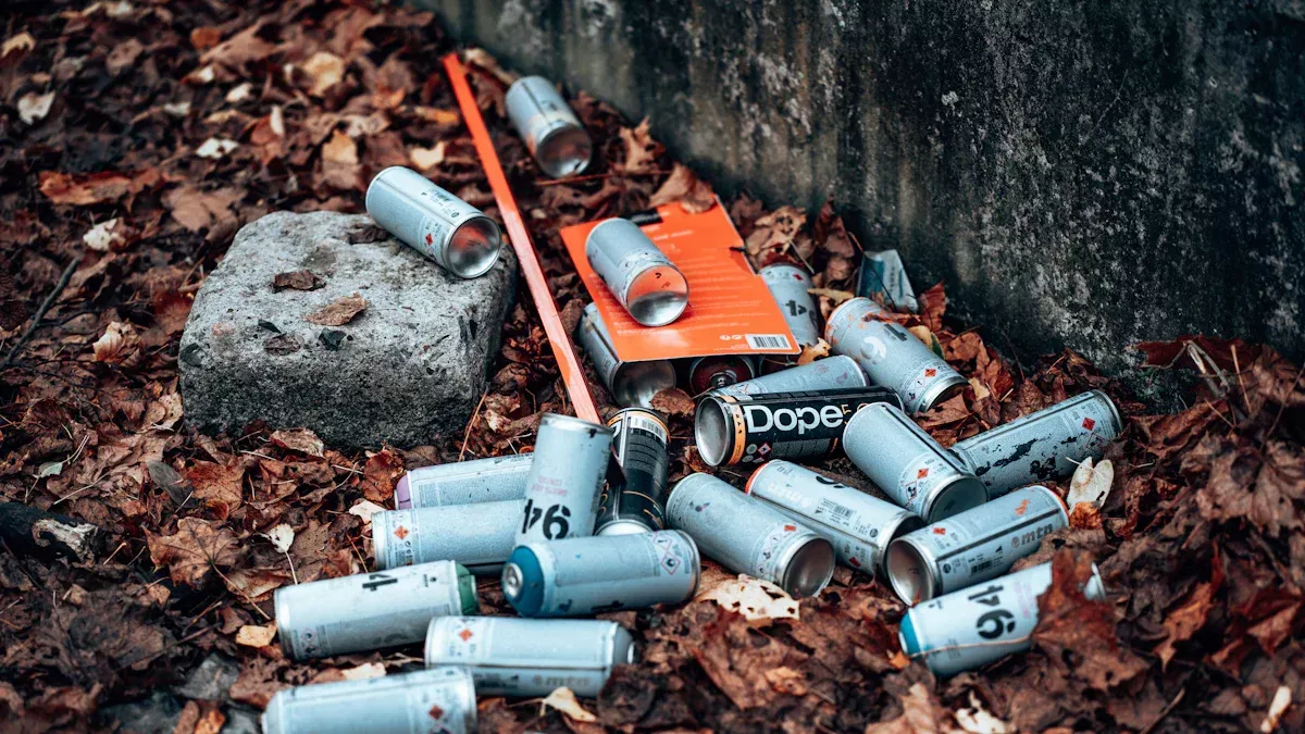 Why Does Residue Remain Inside Aerosol Cans