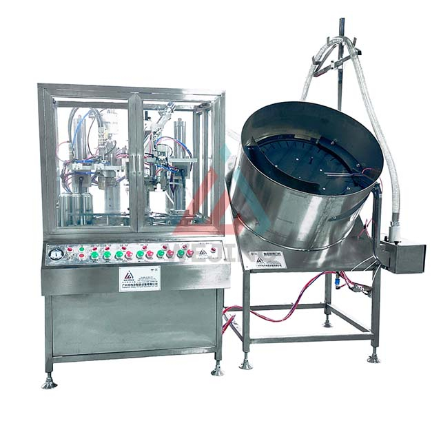 4 in 1 Aerosol Filling Machine with Insert Valve Function