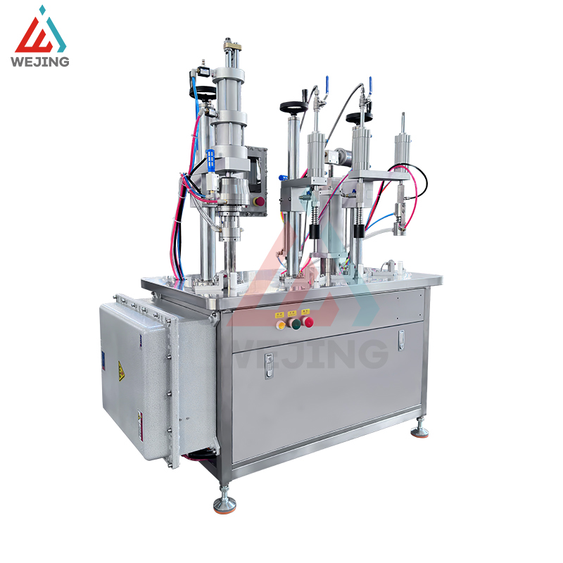 Shaving gel BOV aerosol filling machine