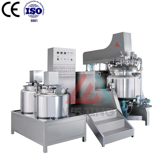 Paraffin Wax Vacuum Emulsifying Machine Blender Heating Mixer Ultrasonic Emulsifier Industrial