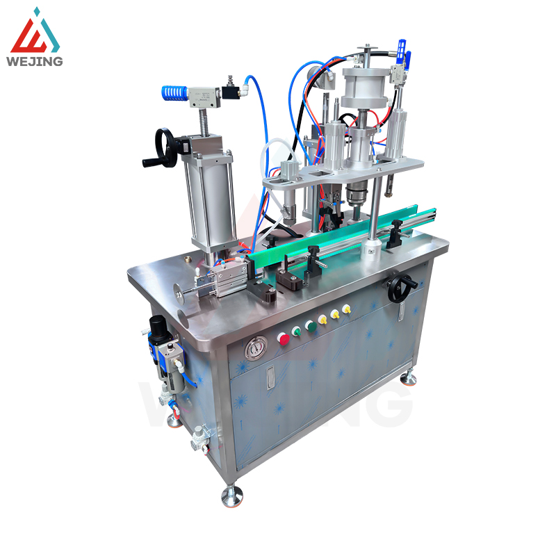 4 in 1 Semi Automatic Aerosol Filling Machine Aerosol Spray Can Filling Machine