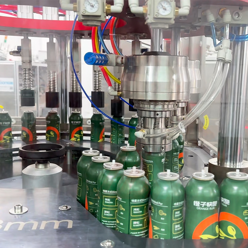 Hot Sale Olive Oil Technical Bag on Valve Aerosol Filling Machine Line Factory Price