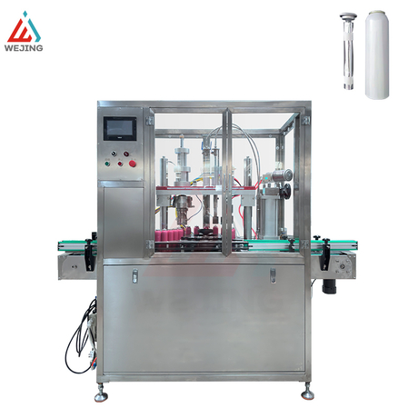 WJER-30 Electric Automatic BOV Aerosol Filling Machine With Automatic Lifting Function