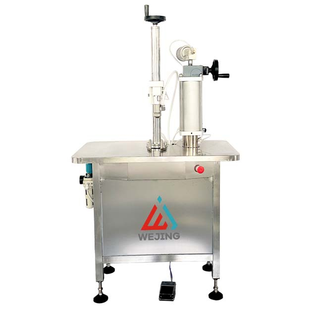 Semi Automatic Filler Aerosol Filling And Sealing Machine for Cans Disinfection Spray
