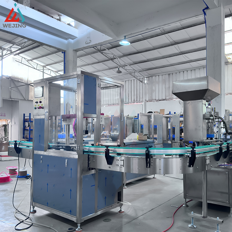 Automatic BOV Aerosol Can Pressure Testing & Valve Stem Cleaning Machine