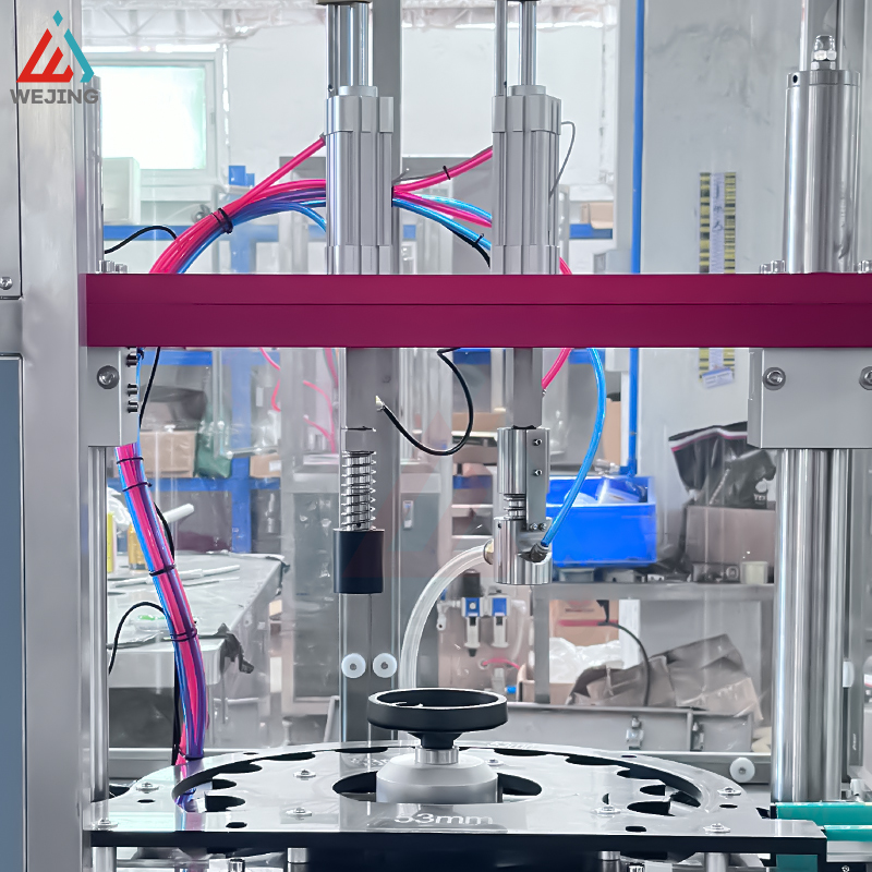 Automatic BOV Aerosol Can Pressure Testing & Valve Stem Cleaning Machine