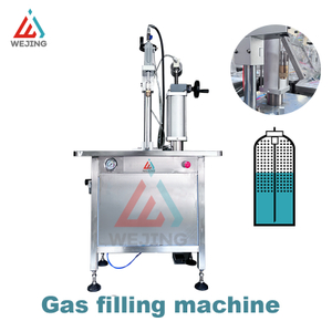 High Quality Semi Automatic Aerosol Manual Aerosol Cans Filling Sealing Machine