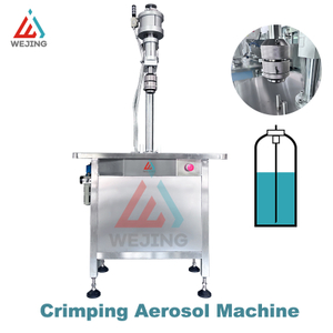 High Quality Semi Automatic Aerosol Manual Aerosol Cans Filling Sealing Machine