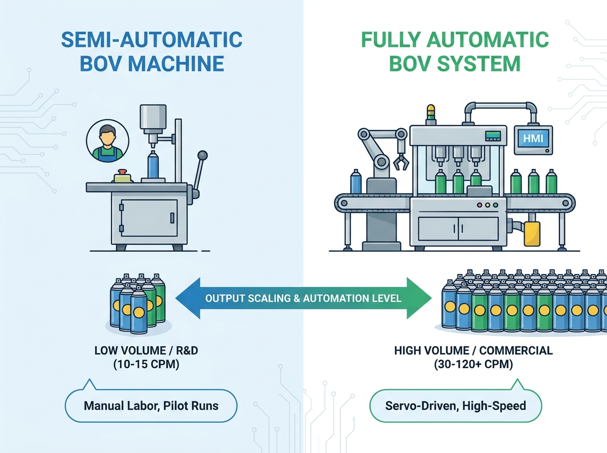 Bag on Valve Filling Machine